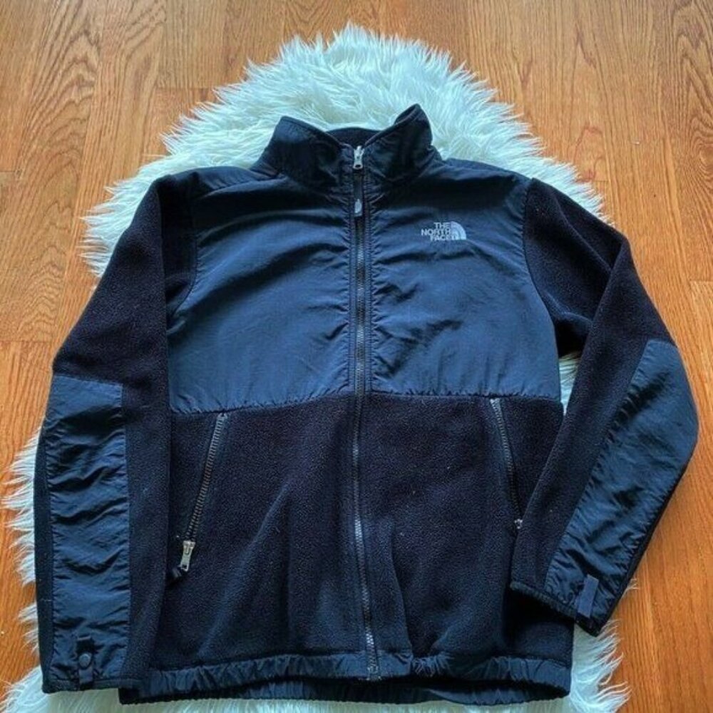 The North Face Jacket Womens SIZZ Black Fleece Jacket Full Zip Black